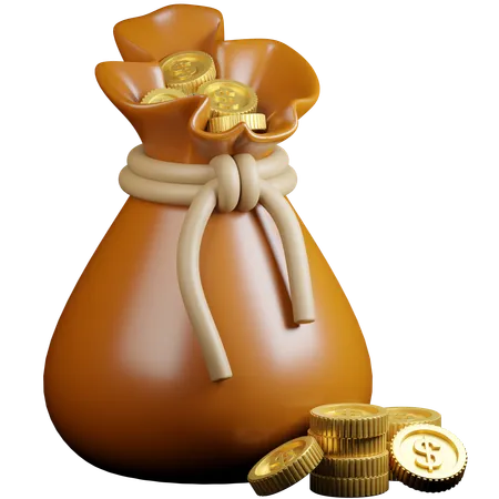 Money Bag  3D Icon