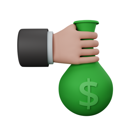 Money Bag  3D Icon