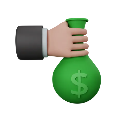 Money Bag  3D Icon