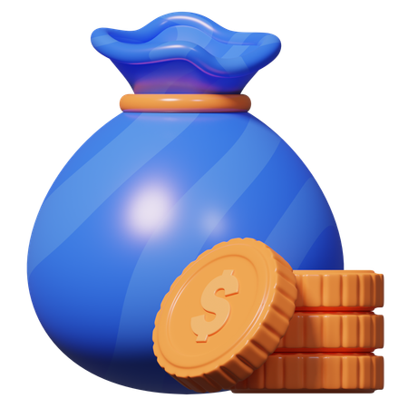 Money Bag  3D Icon