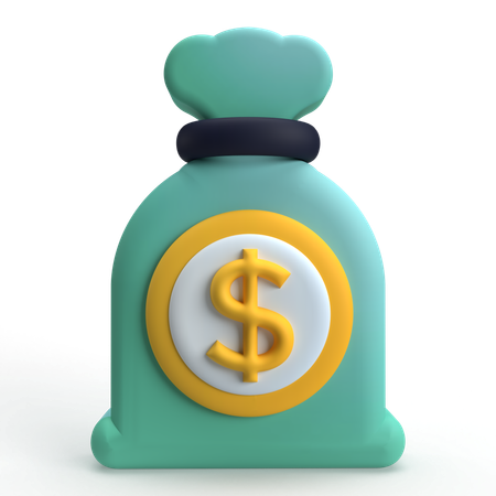 Money Bag  3D Icon