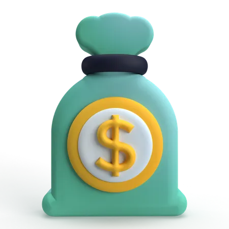 Money Bag  3D Icon