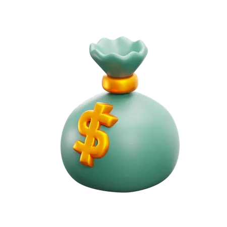 Money Bag  3D Icon