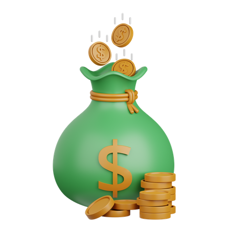 Money Bag  3D Icon