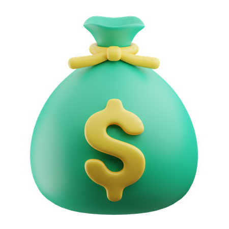 Money Bag  3D Icon