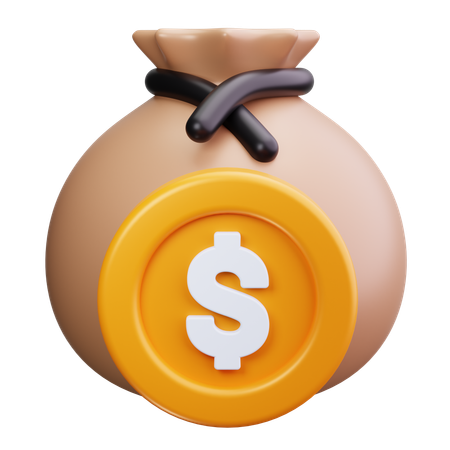 Money Bag  3D Icon