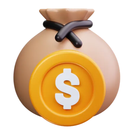 Money Bag  3D Icon