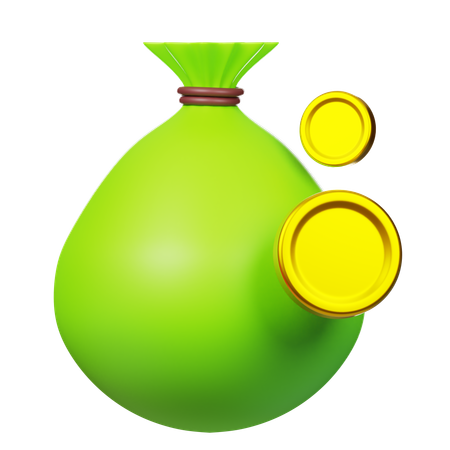 Money Bag  3D Icon