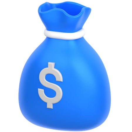 Money bag  3D Icon