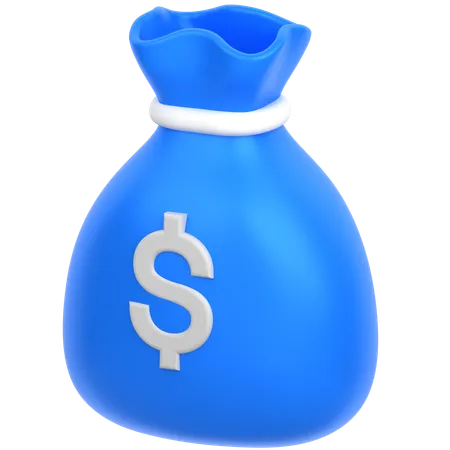 Money bag  3D Icon