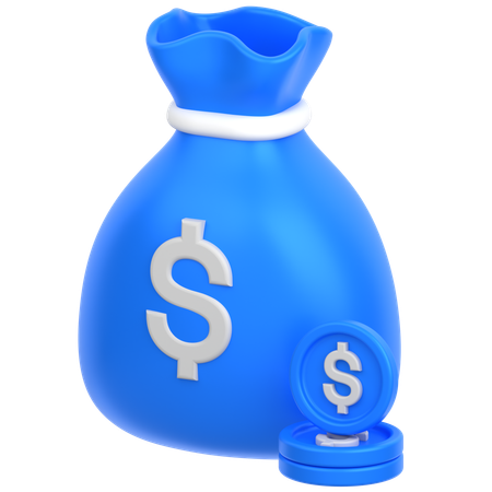 Money bag  3D Icon