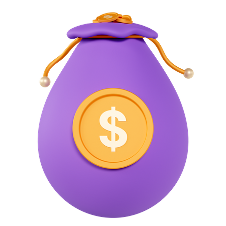 Money Bag  3D Icon