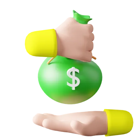 Money Bag  3D Icon