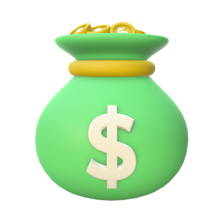 Money Bag  3D Icon