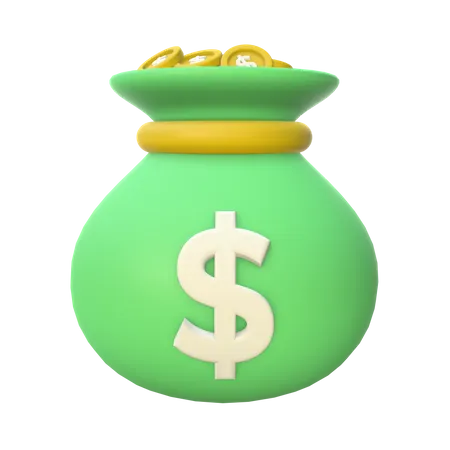 Money Bag  3D Icon