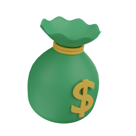 Money Bag  3D Icon