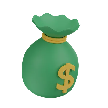 Money Bag  3D Icon