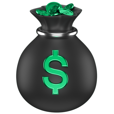 Money Bag  3D Icon