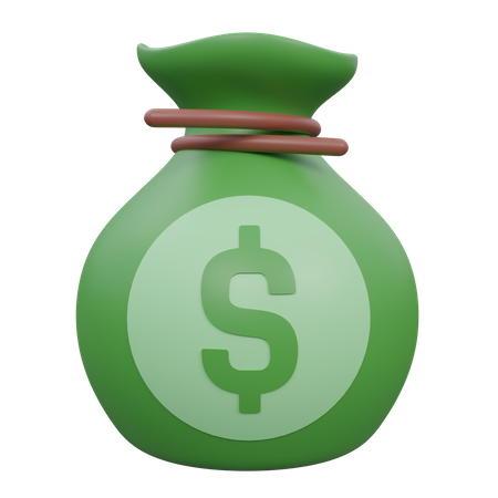 Money Bag  3D Icon