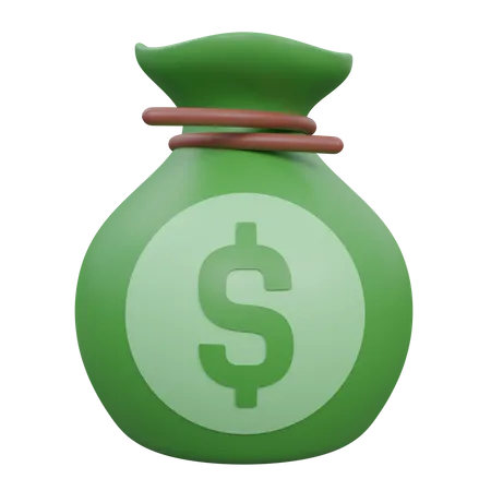 Money Bag  3D Icon