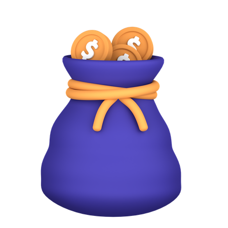 Money Bag  3D Icon