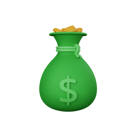 Money Bag  3D Icon