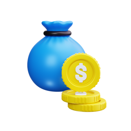 Money Bag  3D Icon