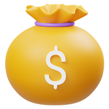 Money Bag  3D Icon