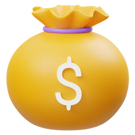 Money Bag  3D Icon