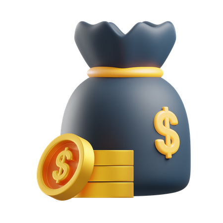 Money Bag  3D Icon