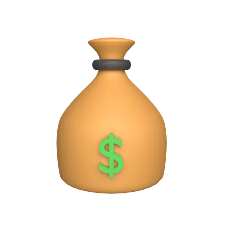 Money Bag  3D Icon