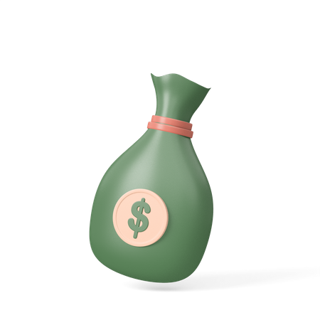 Money Bag  3D Icon