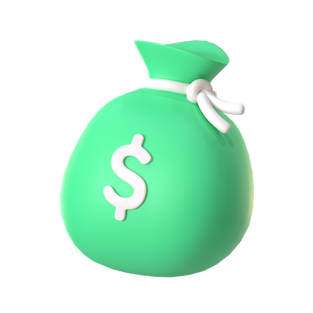 Money Bag  3D Icon