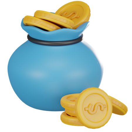 Money Bag  3D Icon