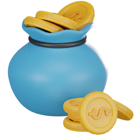 Money Bag  3D Icon