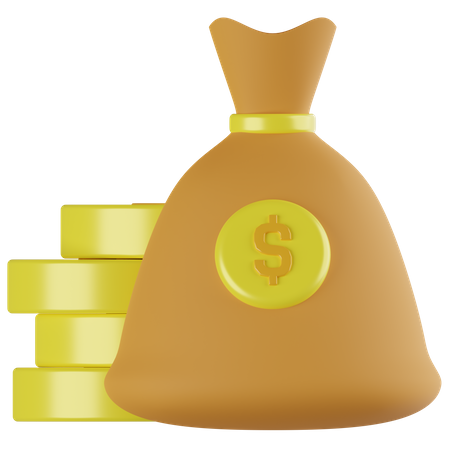 Money Bag  3D Icon