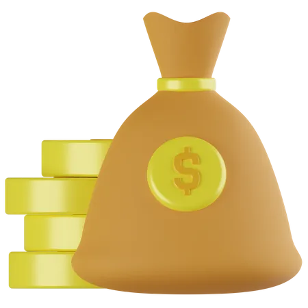 Money Bag  3D Icon