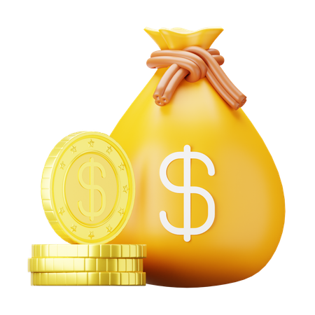 Money Bag  3D Icon