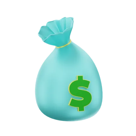 Money Bag  3D Icon