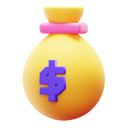 MONEY BAG  3D Icon