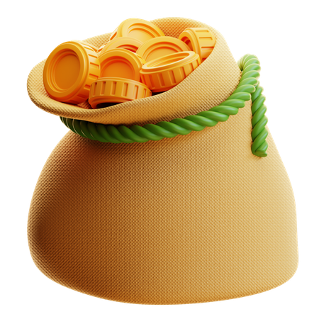 Money Bag  3D Icon