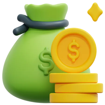 Money Bag  3D Icon