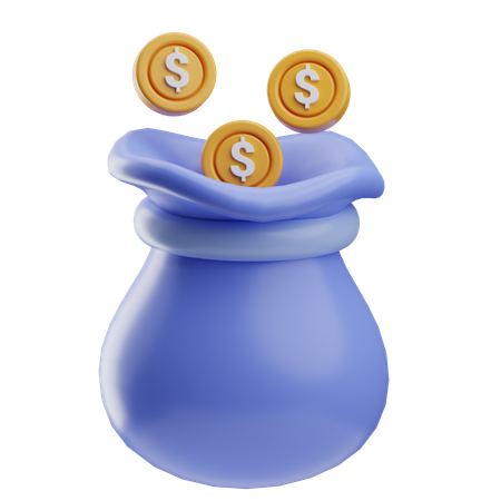 Money Bag  3D Icon