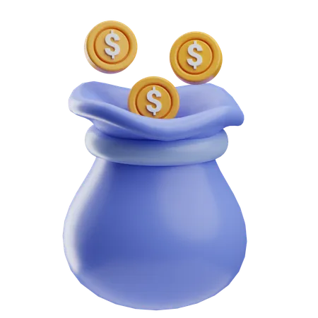 Money Bag  3D Icon