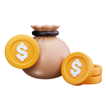 Money Bag  3D Icon