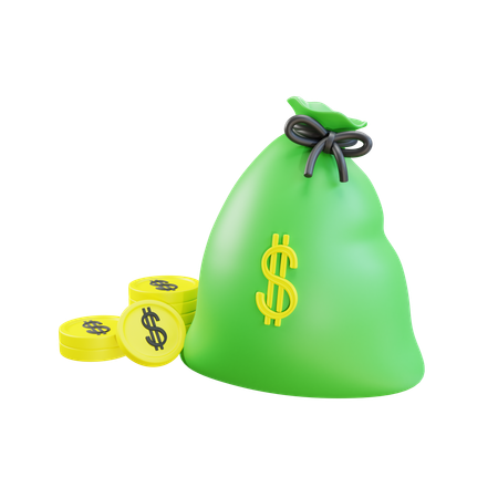 Money Bag  3D Icon