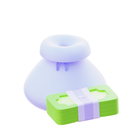 Money Bag  3D Icon