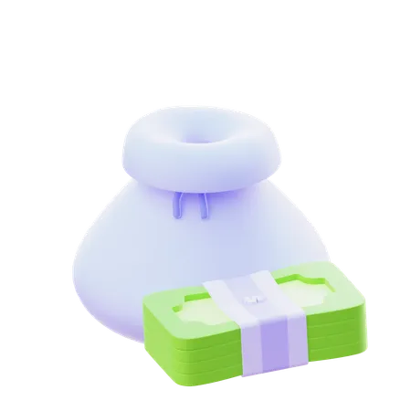 Money Bag  3D Icon