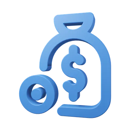 Money Bag  3D Icon