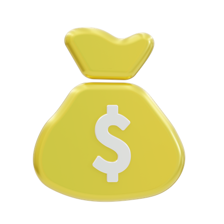 Money Bag  3D Icon